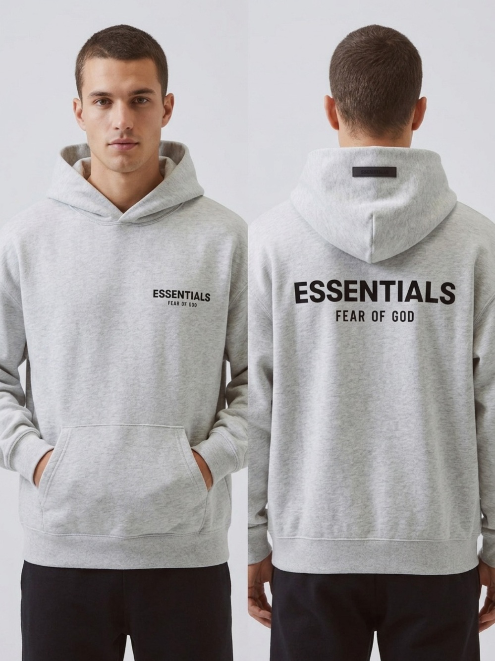 Fear of God Essentials Hoodie (white) size L